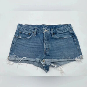 BDG Urban Outfitters Women’s Size 29 High Waisted Denim Shorts Raw Hem Cheeky